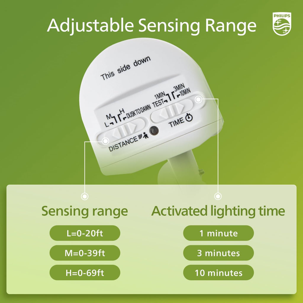 44W 4200/3500 lm LED Security Light Outdoor Motion Sensor/Switch Control, 5000K Daylight Flood Light, Waterproof, 2