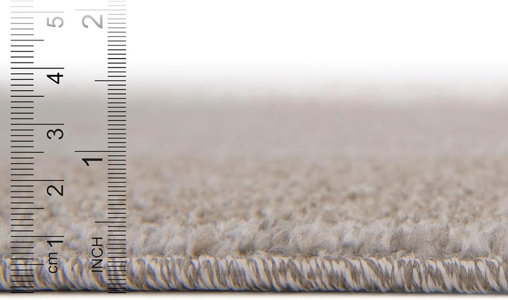 Miranda Rug - 10' x 13' 1 Light Gray Easy-Clean Area Rug - Vintage Floral Design