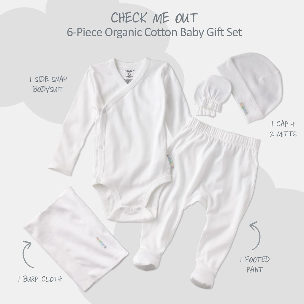 Check Me Out Piece Baby Layette Gift Set 100% Organic Cotton