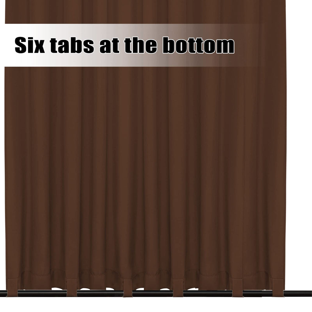 Outdoor Curtains 1 Panel, 150x84 inch, Brown
