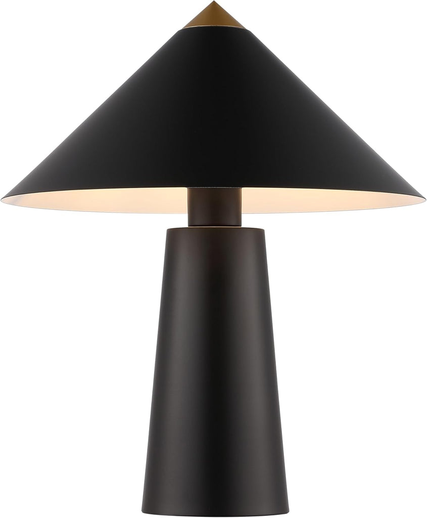 Syuna Black/Gold 17-inch Table Lamp (LED Bulb Included)