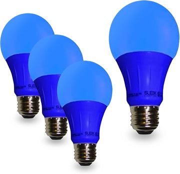 Blue LED Light Bulb, A19 E26 Base Lightbulb -120 Volt - 3-Watt Energy Saving - Medium Base - UL-Listed LED Bulb