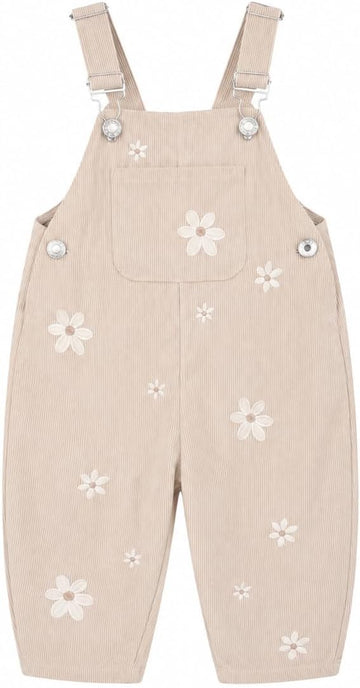 Baby Girl Overalls Corduroy Romper, Cute Toddler Jumpsuit Outfit ( - )