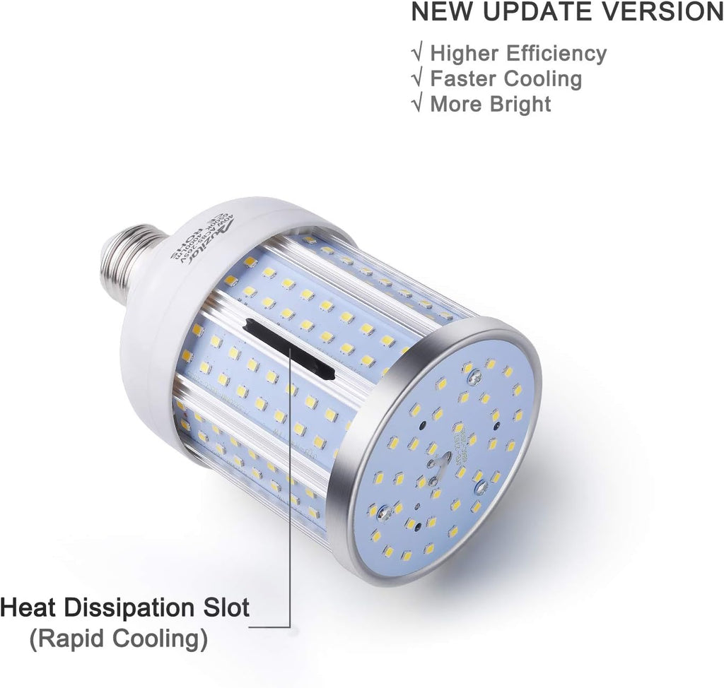 40W LED Corn Light Bulb Corn Lamp (280W Equivalent 6500K) Cool Daylight White Corn LED Bulb E26/E27 Medium Base