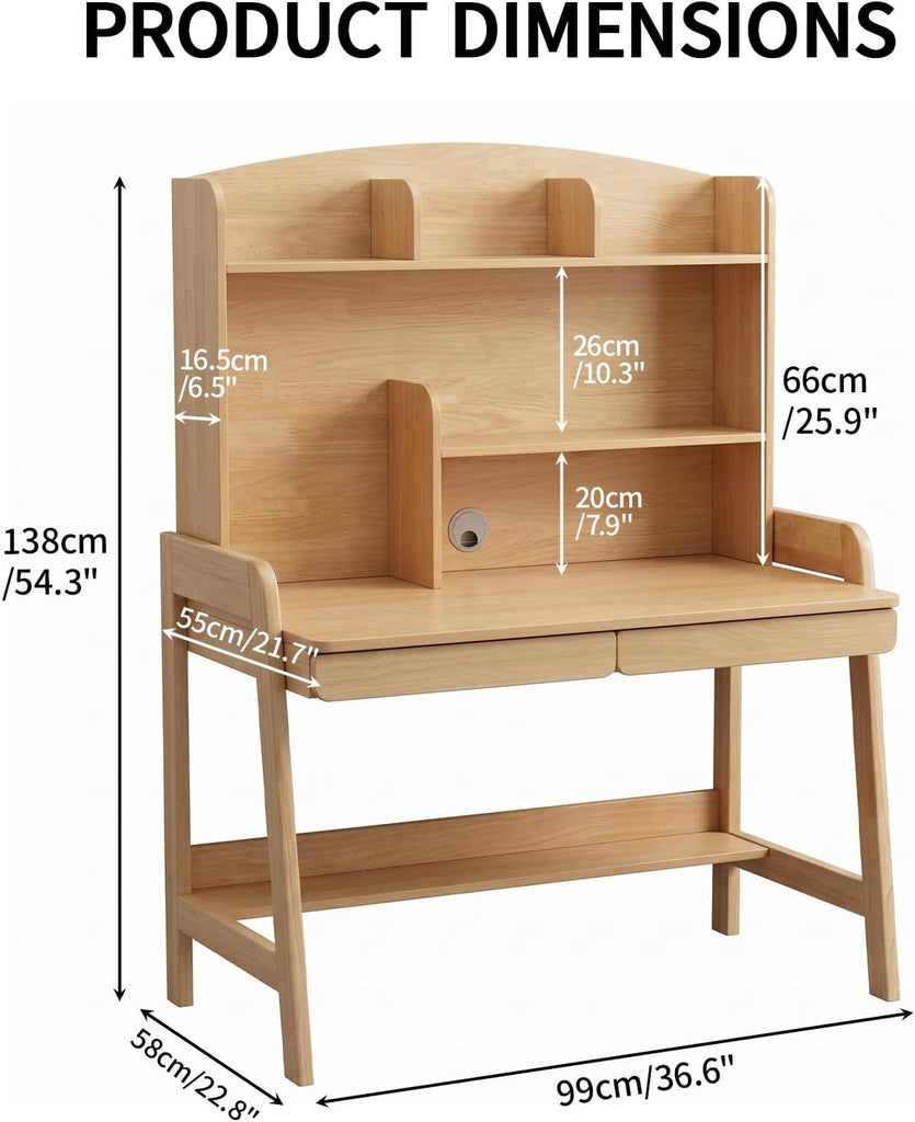 Kids Desk Height Adjustable Study Table for Children School