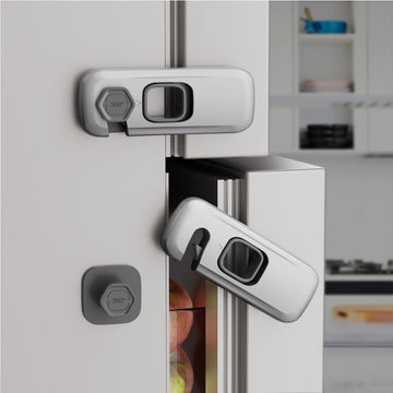 5 Pack Child Proof Refrigerator Lock, Baby Proofing Cabinet Locks, Oven Lock Child Safety, Fridge Lock, for Fridge
