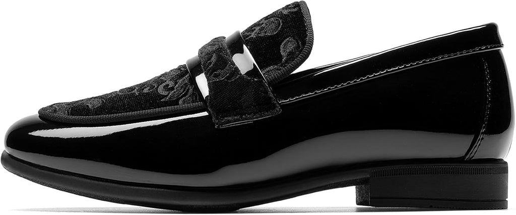 Boy's Dress Shoes Tuxedo Loafers