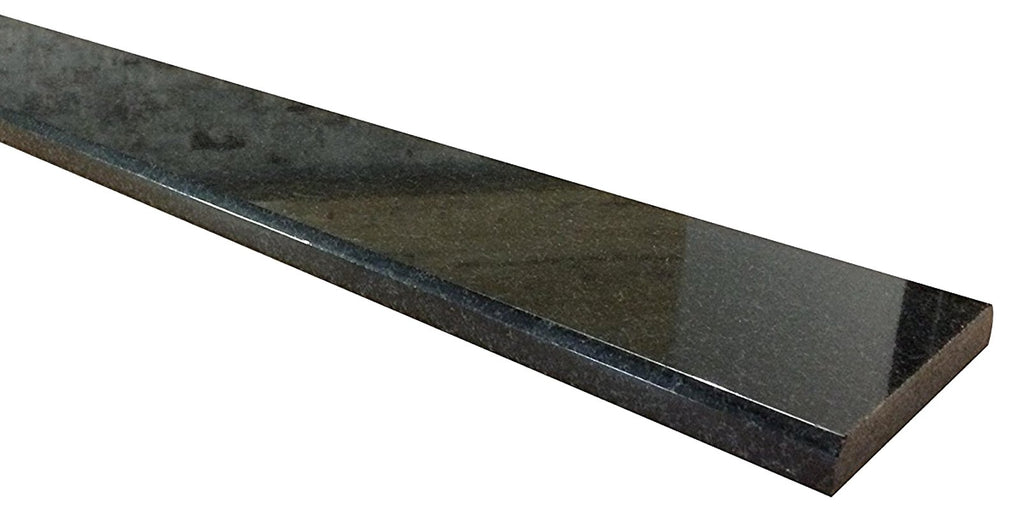 Absolute Black Granite Doorway Floor Trnasition Tile Threshold (Marble Saddle) Polished, Maintenance Free, Stain