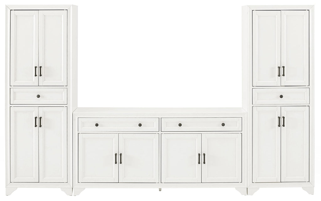 Tara 3-Piece Farmhouse Pantry & Sideboard Set