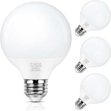 G25 LED Globe Vanity Light Bulbs 60W Equivalent