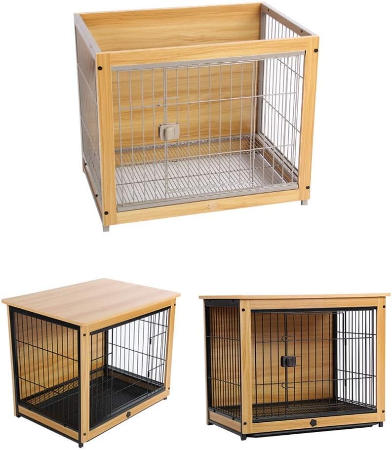 Crate Pet Cage with Crate Cover Pet Dog Cage Indoor Dog Fence Household Dog Bed Cat Rabbit Cage Pet Playpen (XLarge)