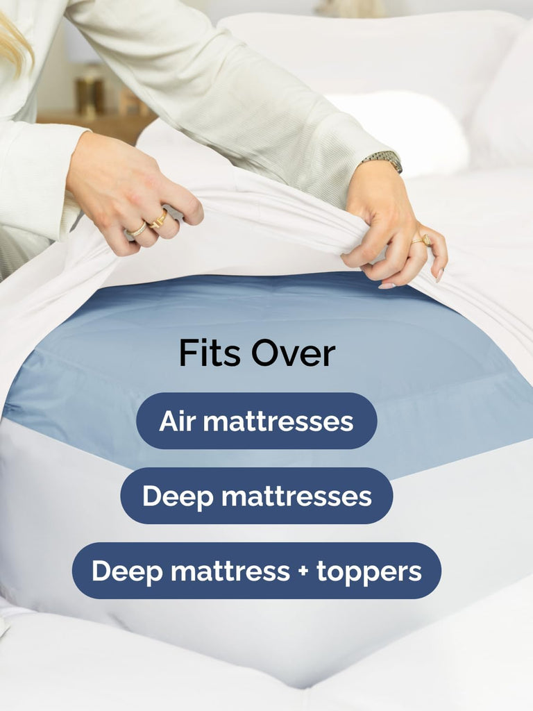 Extra Deep King Sheet Set - 6 Piece Breathable and Cooling Sheets - Hotel Luxury Bedding for Women, Men, Kids & Teens