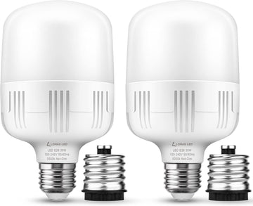 Super Bright Light Bulbs, High Lumen Garage E26 LED Bulb