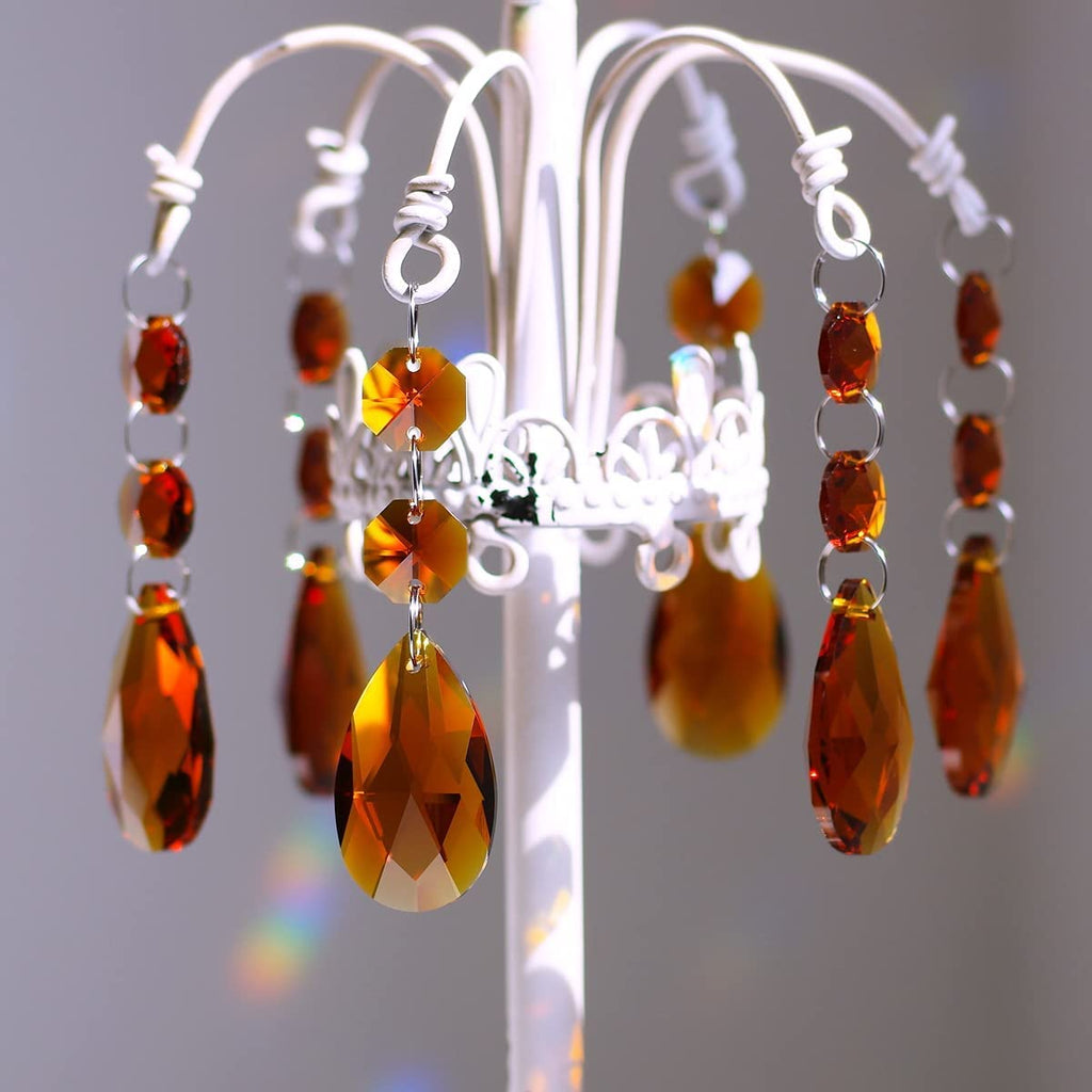 20pcs 38mm Teardrop Chandelier Crystals Pendant Replacement