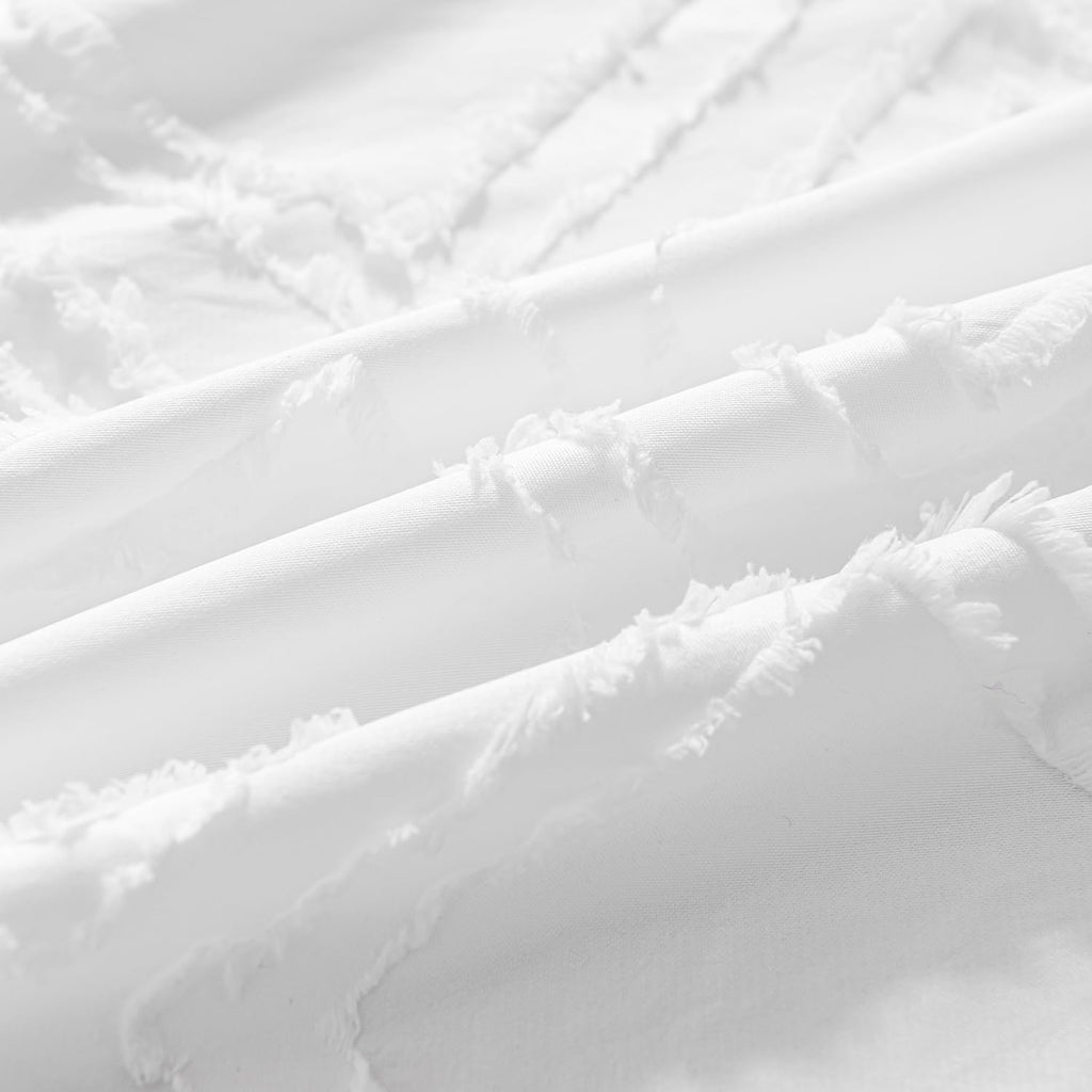 Tufted Bed Skirt King Size - Ruffled Bed Skirts with Split Corners