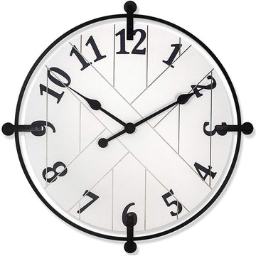 Farmhouse Series Barn Door Clock