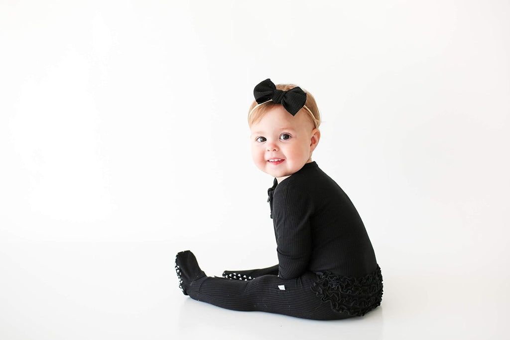 Footie Pajamas for Baby Girls, Soft Viscose from Bamboo