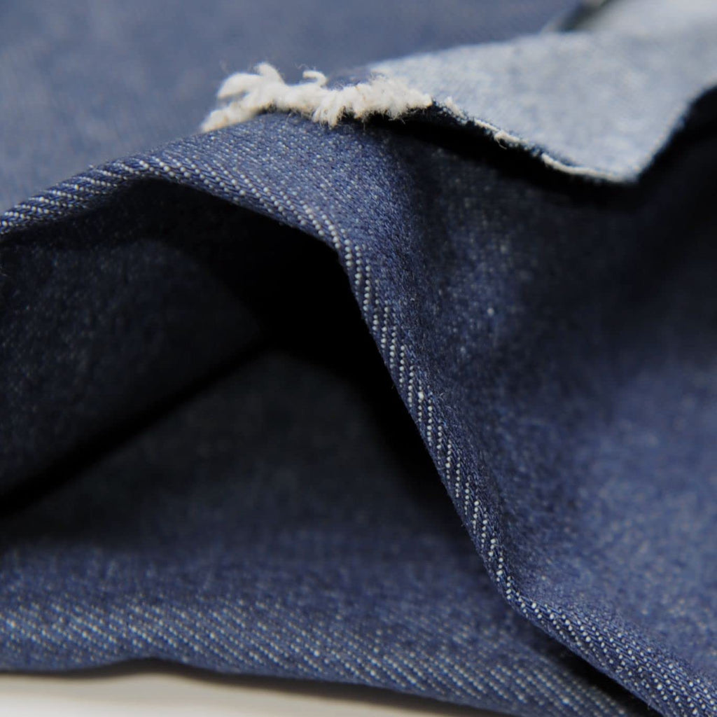 Denim 9 OZ.Indigo Washed Deep Col 100% Cotton Fabric 62" Wide by Yard