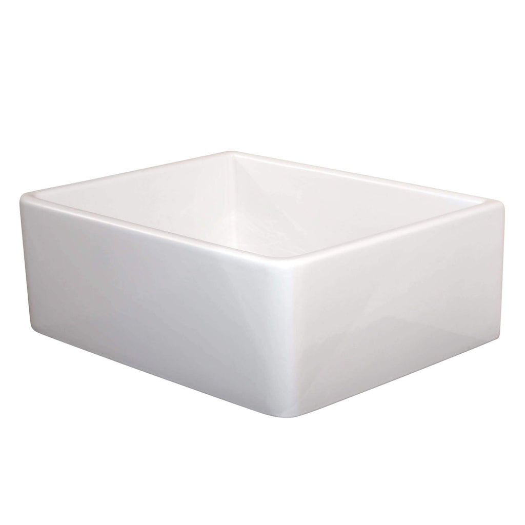 Sutton Fireclay sink, 24" Apron Front Farmhouse Kitchen Sink. Solid (Not Hollow)