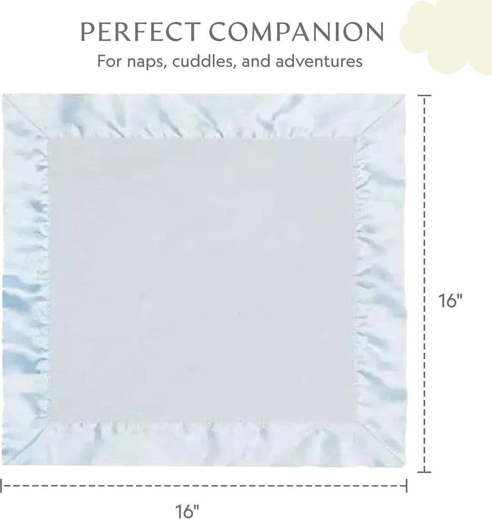 Loveys for Babies, 16 x 16 Security Blanket, Blue