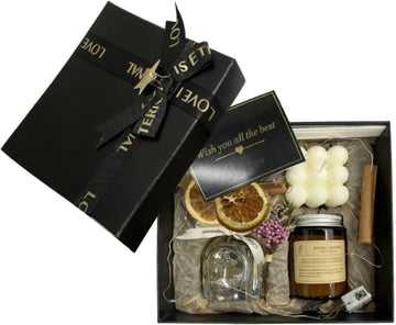 English Pear & Freesia Candle and Reed Diffuser Gift Set with - Long-Lasting Botanical Fragrance Aromatherapy