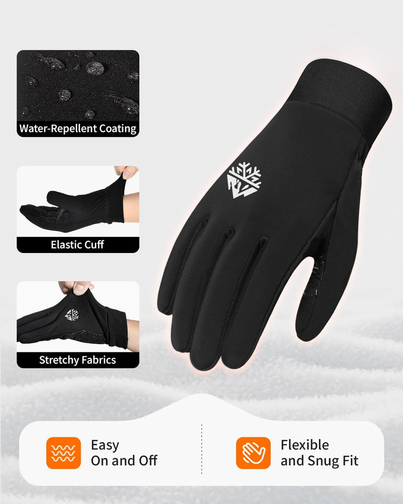 Kids Winter Gloves for Boys Girls, Warm Touchscreen