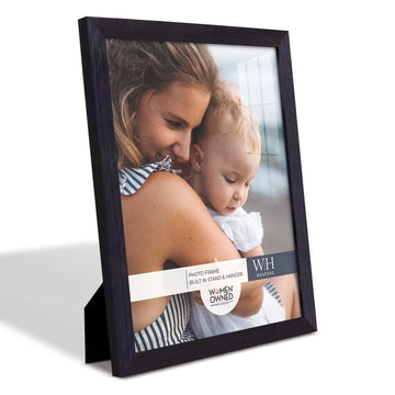 11x14 inch Picture Frame Modern Style Wood Pattern and High Definition Glass Ready for Wall and Tabletop Photo
