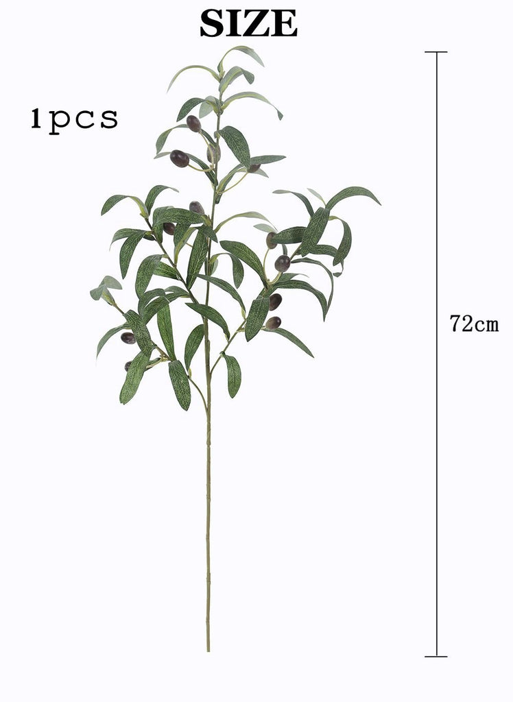 Artificial Olive Branch Stems 5pcs 28 Inch