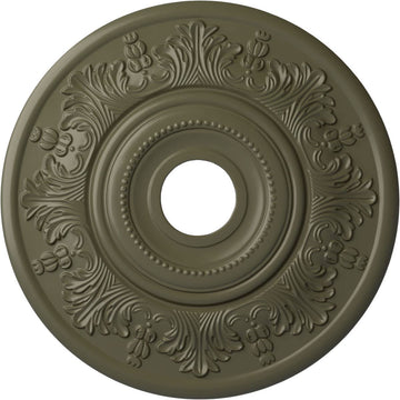 Vienna Ceiling Medallion, 20" OD x 3 1/2 ID x 1 1/2 P, Painted Turtle