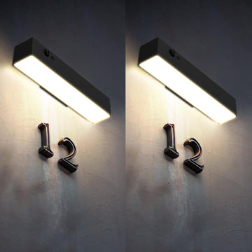 Solar Wall Lights Outdoor, 2Pcs Solar Lights with Motion Sensor