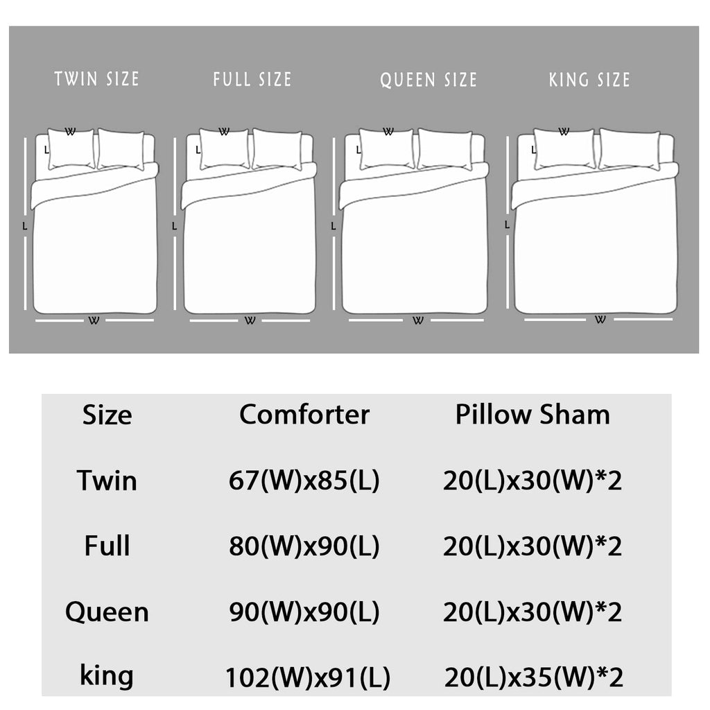 Wolf Comforter, Howling Wolf Forest Bedding with 2 Pillowcases.