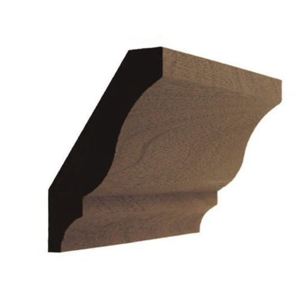 Colonial Crown Moulding Trim, 3/4" x 3-5/8", Cherry, 94"