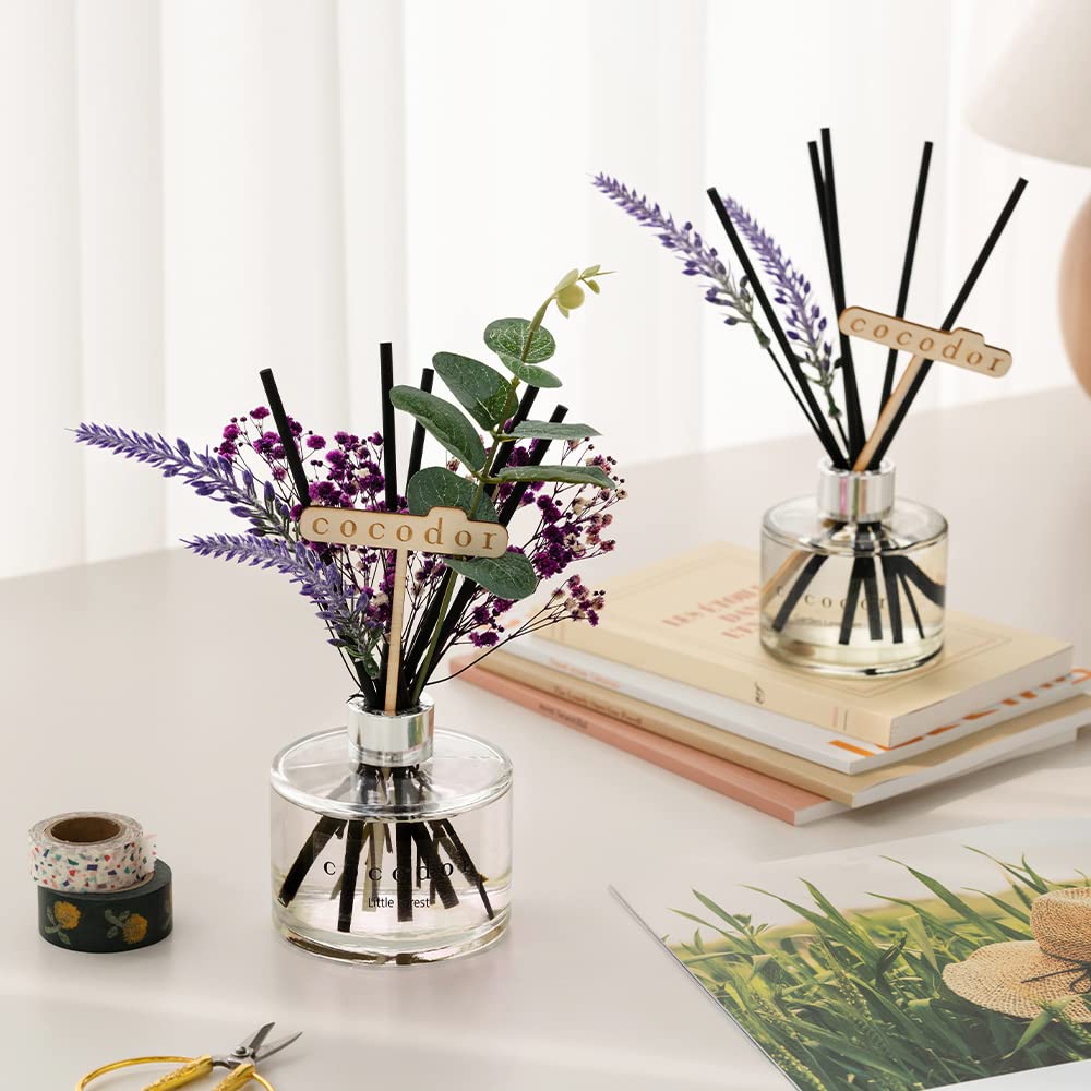 Lavender Reed Diffuser/Garden Lavender / 6.7oz(200ml) / 1 Pack/Home Decor & Office Decor, Fragrance and Gifts