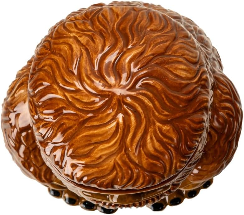 Legendary Bigfoot Sasquatch Ceramic Cookie Jar Fun Mythical Creature Kitchen Storage Container Cryptid Themed Home