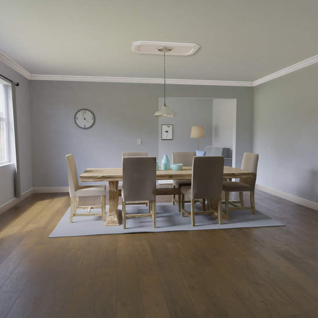 Emerald Architectural Grade PVC Contemporary, Two Piece Urethane Ceiling Medallions 22"W x 11"H x 7"ID x 7 1/2"C x 1"P