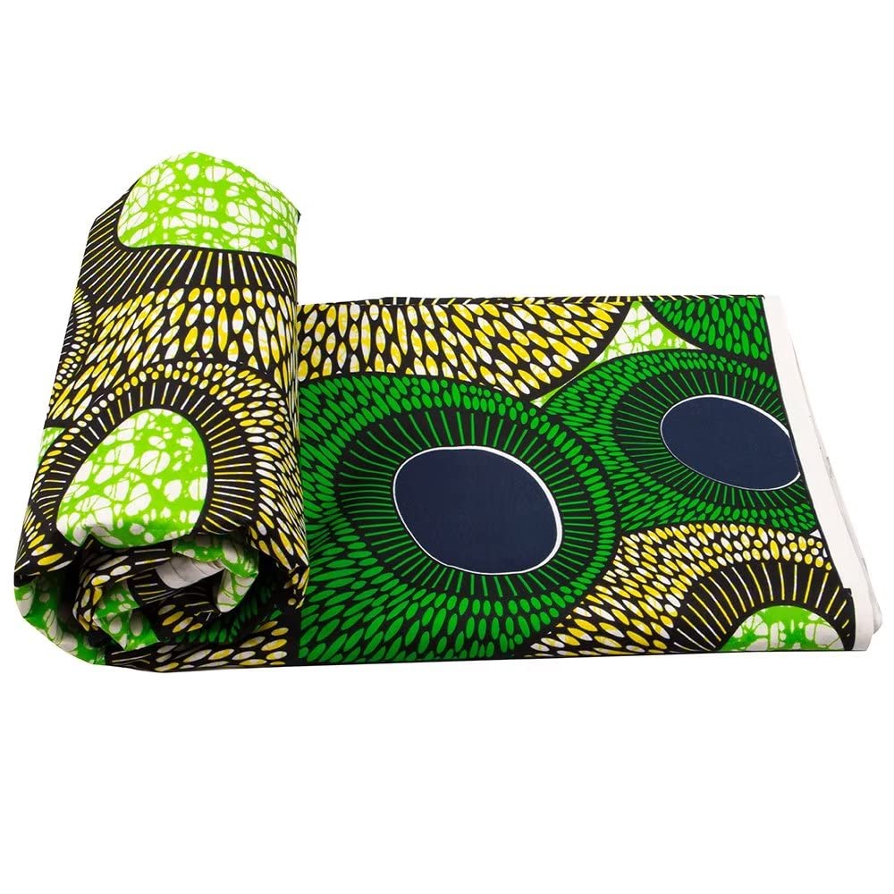 Fabric 6 Yard Printed Wax Cloth African Ankara Fabric for Party Dress A70