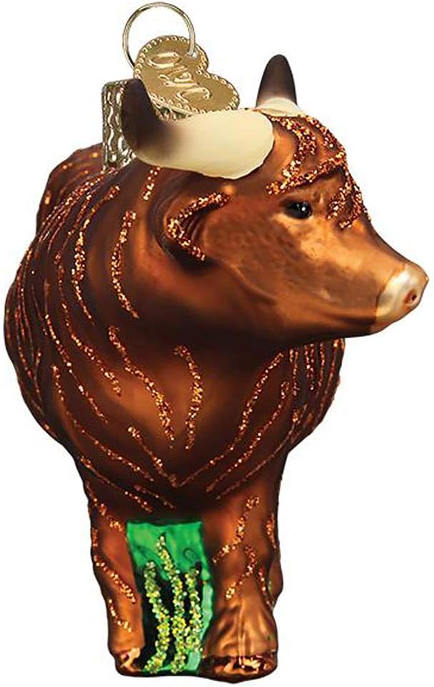 Ornaments Highland Cow Glass Blown Ornaments