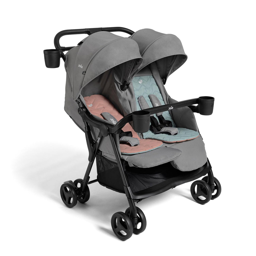 Baby Rosemary Side-by-Side Double Stroller - Lightweight, Compact