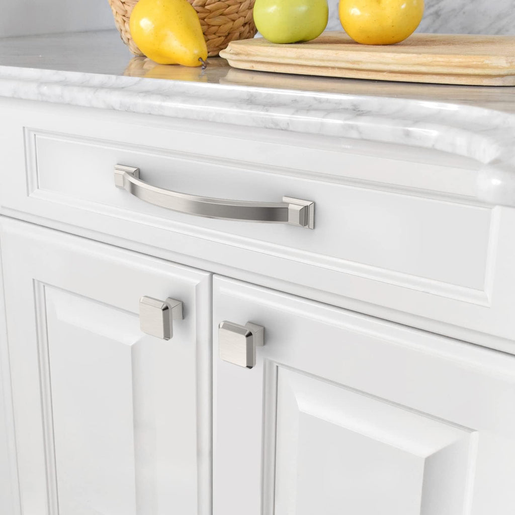 10 Pack Brushed Satin Nickel Cabinet Pulls 3.75"