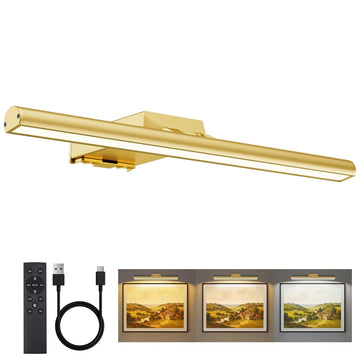 16" Picture Lights for Wall - 10000mAh Rechargeable Art Light