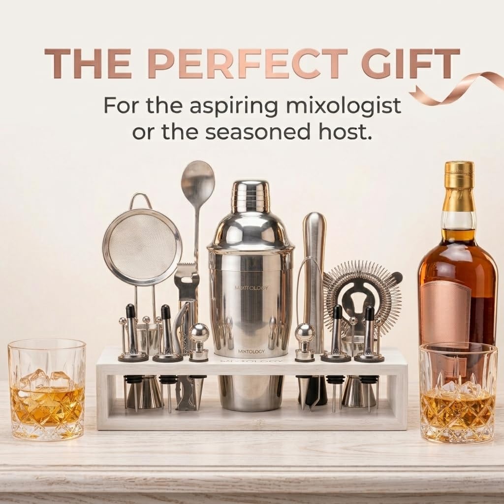 Mixology Bartender kit | Professional Bartender Set by - bar Tools, Accessories, and bar Sets for The Home - Set of 31