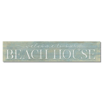 Welcome Beach House Pallet Wood Entryway Sign