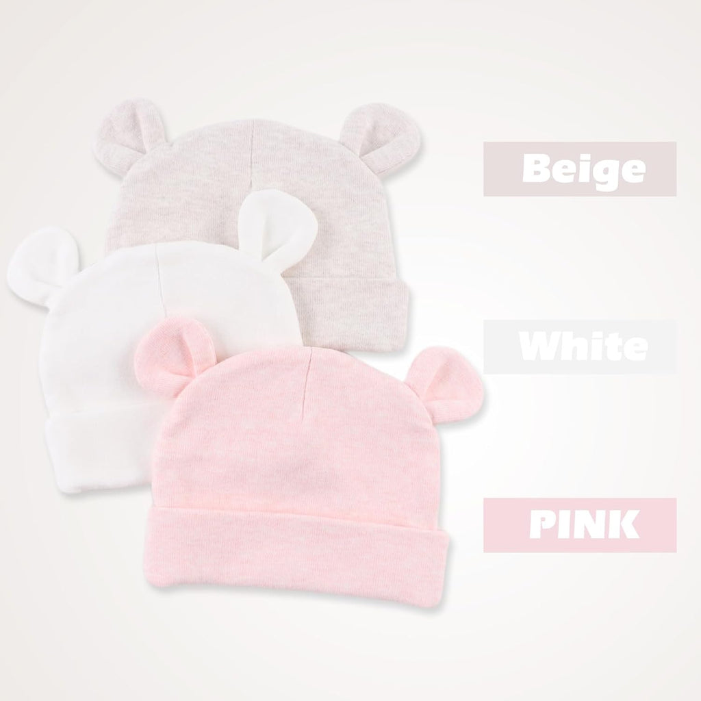 Cotton Baby Girls Hat Spring Boys Hat Cute Rabbit Infant Beanie