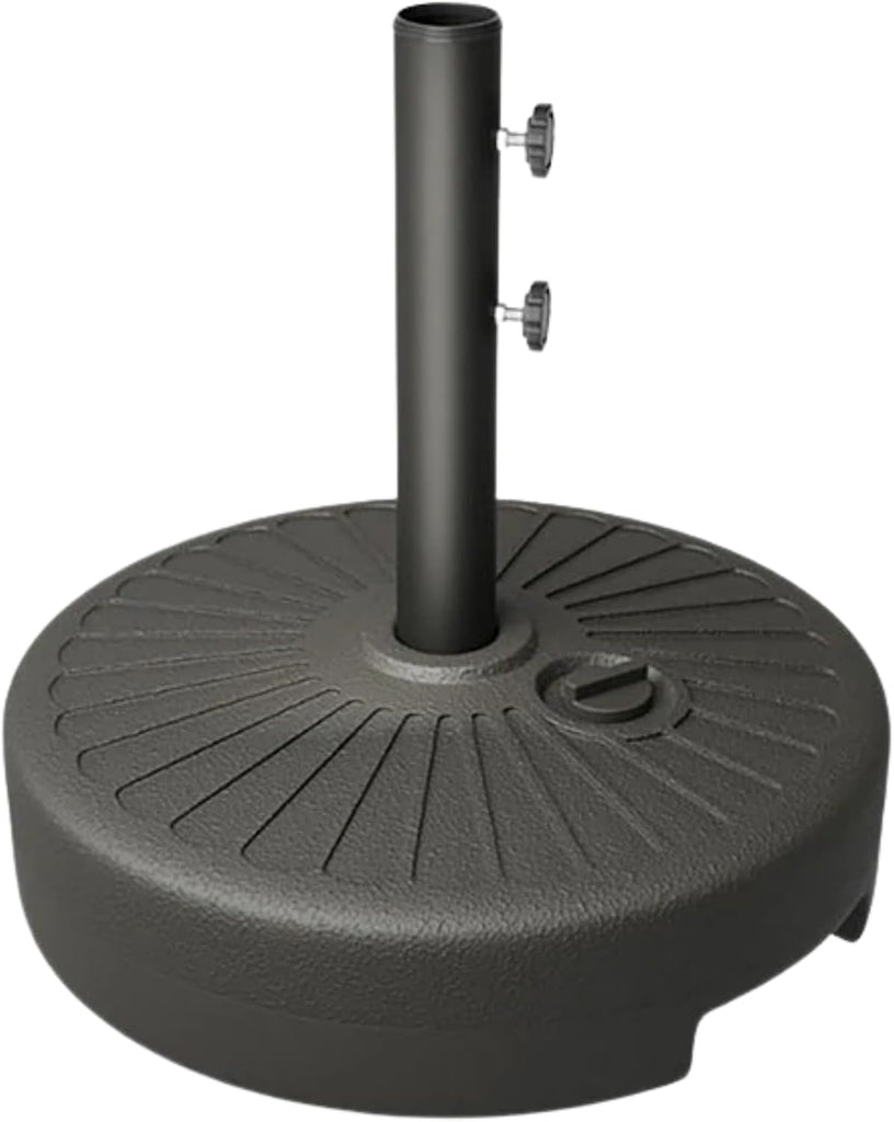 Umbrella Base Water Filled Stand 81.5lb Max Capacity Heavy Duty Patio Umbrella Base