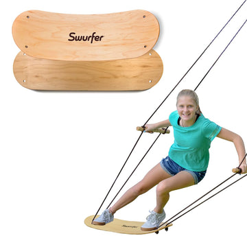 Stand Up TreeSkate Outdoor Swing - Tree Swing for Kids with Adjustable Handles, Kids Outdoor Play Equipment, Durable