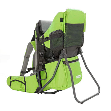 Cross Country Baby Backpack Carrier, Green, Toddler Hiking Backpack with Comfortable Seat, Adjustable Straps & Belt