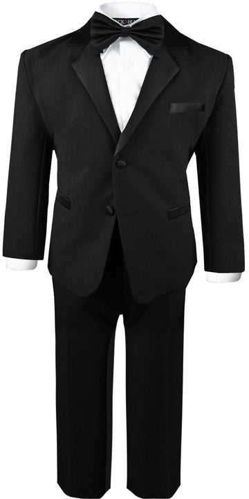 Boys Infant and Toddlers Black Tuxedo