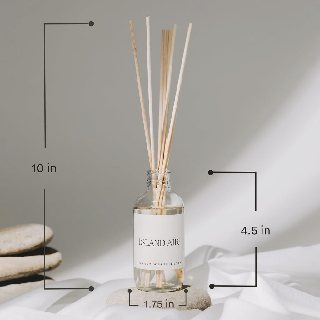 Stress Relief Reed Diffuser Set - Eucalyptus, Spearmint, Citrus, Sage Scented Diffusers - Scent Diffusers, Long
