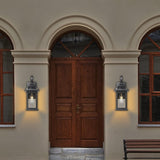Outdoor Lights Fixtures Wall Mount, Outdoor Wall Sconce with Seeded Glass Waterproof Outside Exterior Lighting Fixture