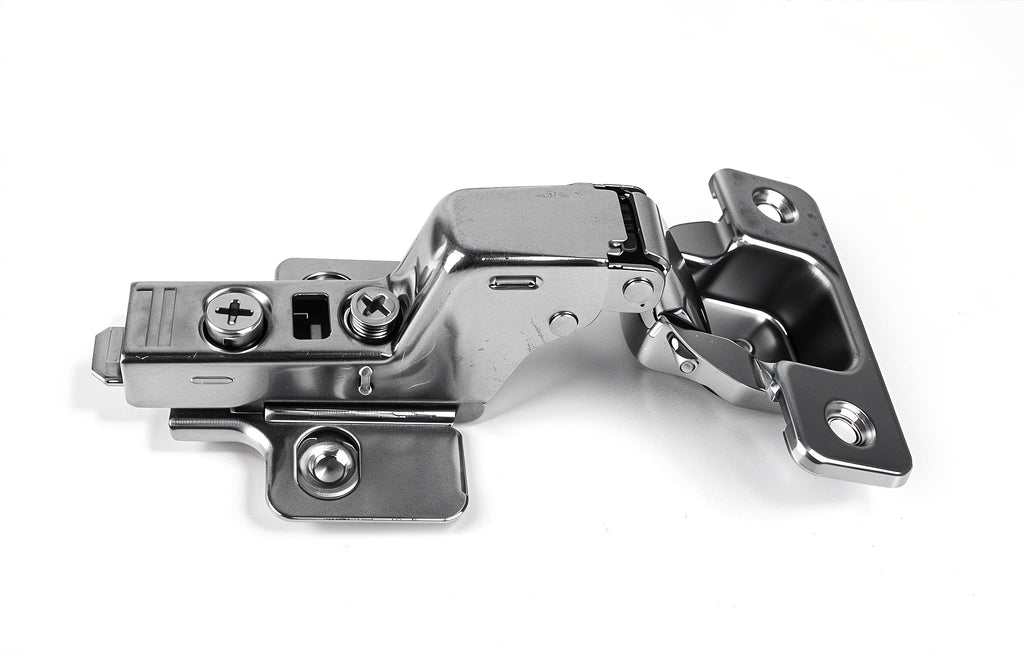 2-Pack Inset Soft Close Frameless Hinges, 110 Degree 6-Ways 3-Cam Adjustment Concealed Kitchen Cabinet Hinges